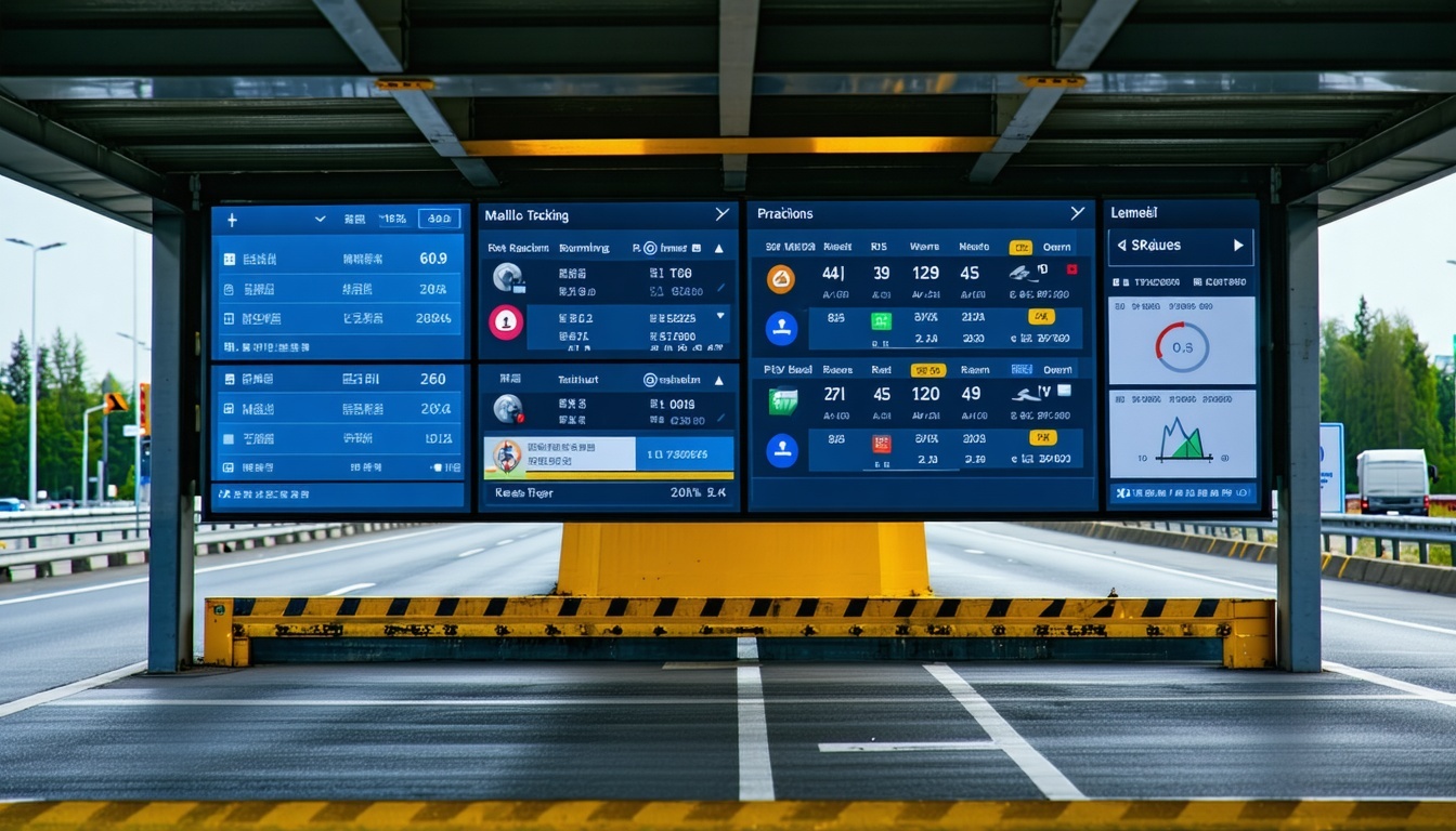 Real-time toll tracking dashboard